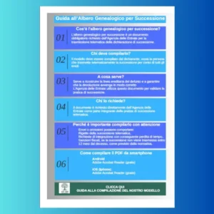 Modello PDF editabile albero genealogico per successione – esempio compilazione